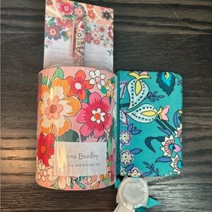 Vera Bradley notepad and ID wallet